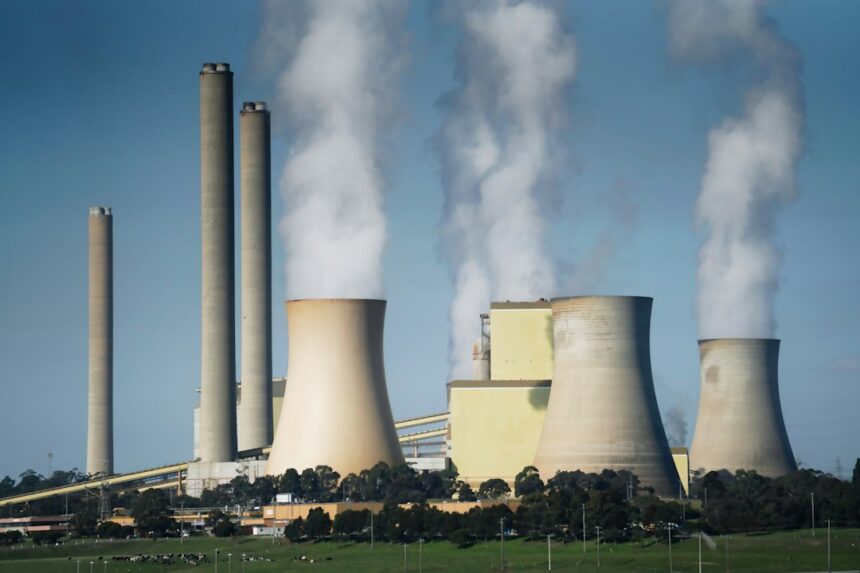Industrial energy infrastructure representing Australian clean technology manufacturing