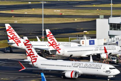 Commercial aircraft at Sydney Airport representing Australia Indonesia aviation services