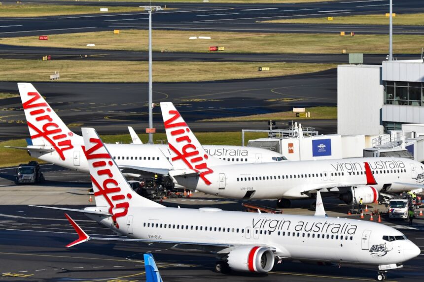 Commercial aircraft at Sydney Airport representing Australia Indonesia aviation services