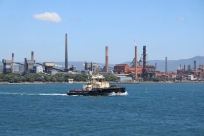 Tugboat at Port Kembla representing Australian trade and industry