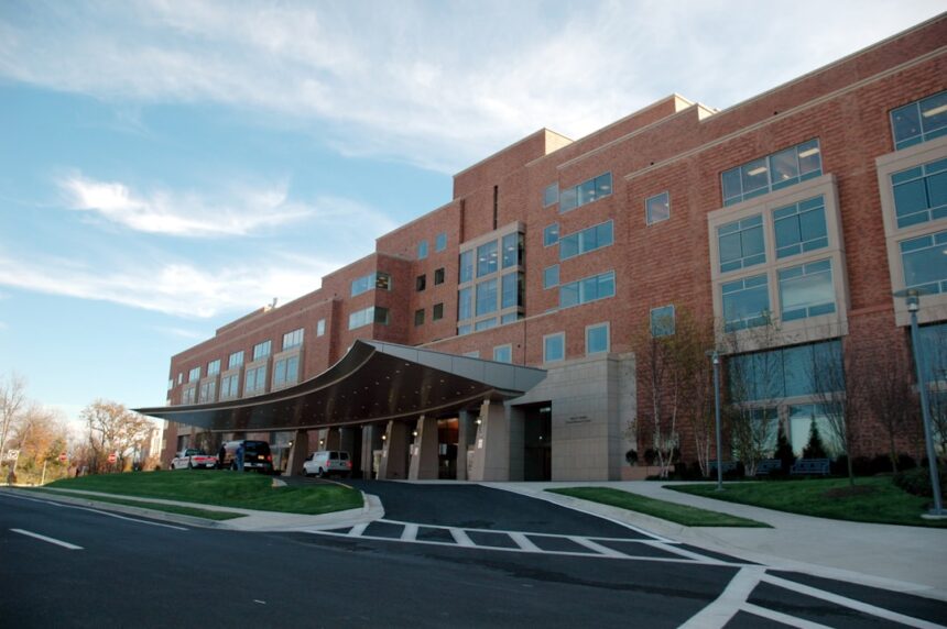 Modern hospital exterior, illustrative of major healthcare infrastructure