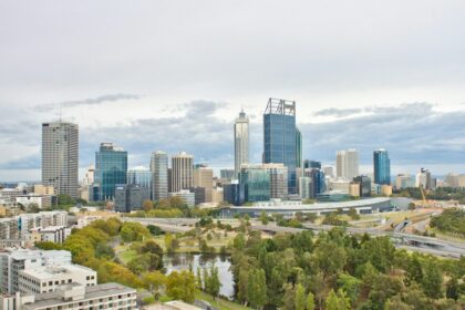 Perth CBD skyline representing Western Australian insurance and business markets
