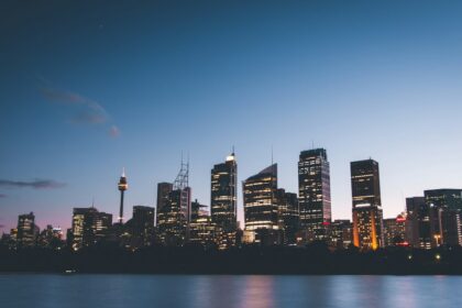 Australian city and digital infrastructure representing data centre growth and grid demand
