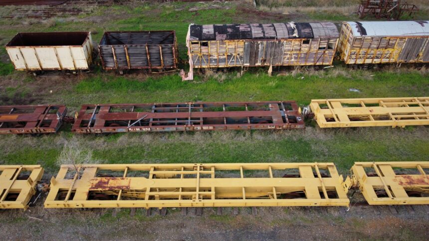 Rail wagons used as an illustrative freight image; not a TRACK-funded project.